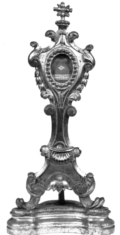 reliquiario - a ostensorio - ambito romano (fine sec. XVIII)