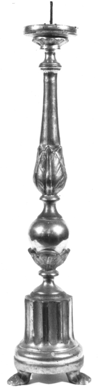 candeliere - ambito romano (fine/inizio secc. XVIII/ XIX)