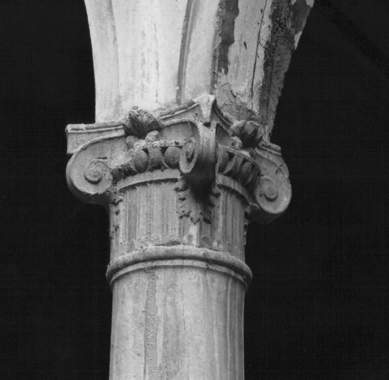 capitello di colonna - ambito romano (sec. XV)