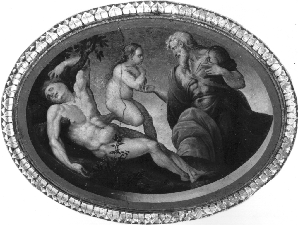 creazione di Eva (dipinto) di De Rossi Francesco detto Francesco Salviati (cerchia) (terzo quarto sec. XVI)