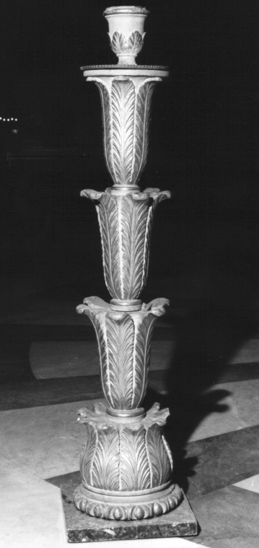 candeliere - ambito romano (prima metà sec. XIX)