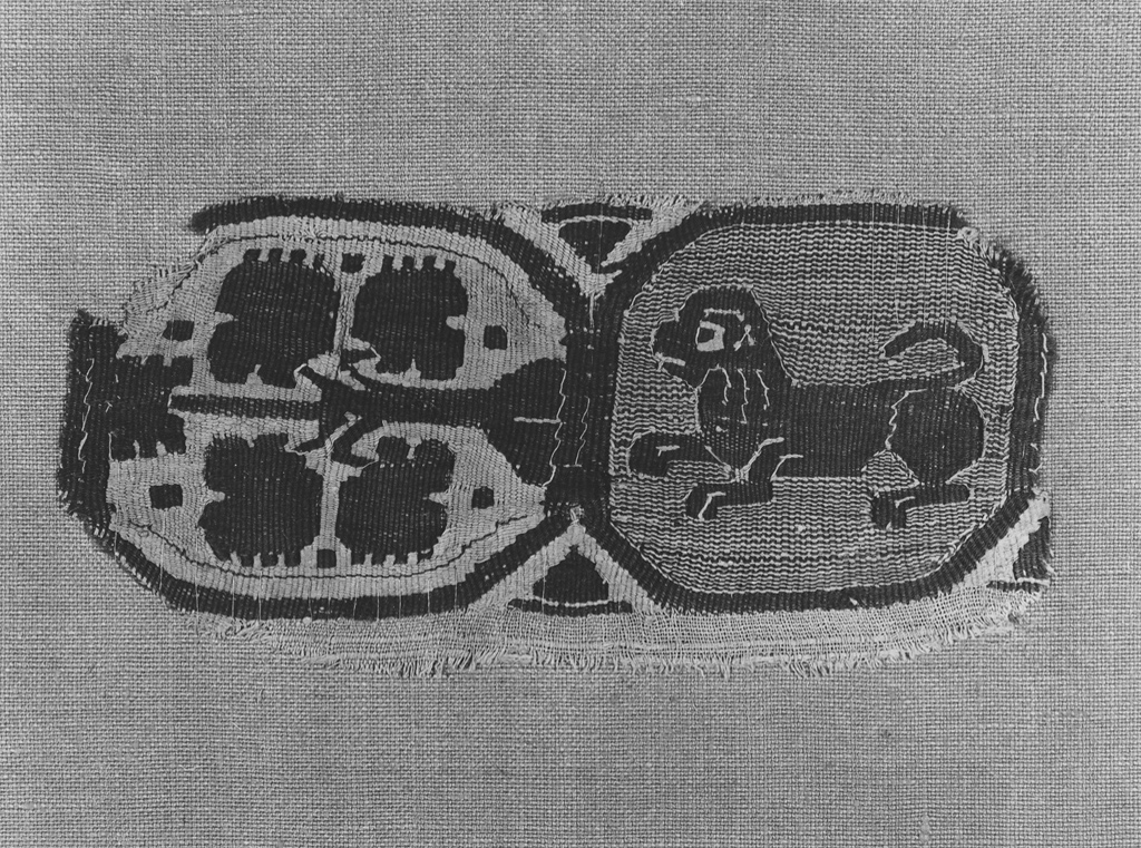 tessuto, frammento - ambito copto (secc. V/ VI)