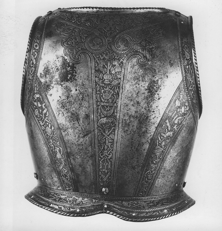 schiena - ambito dell'Italia settentrionale (seconda metà sec. XVI)