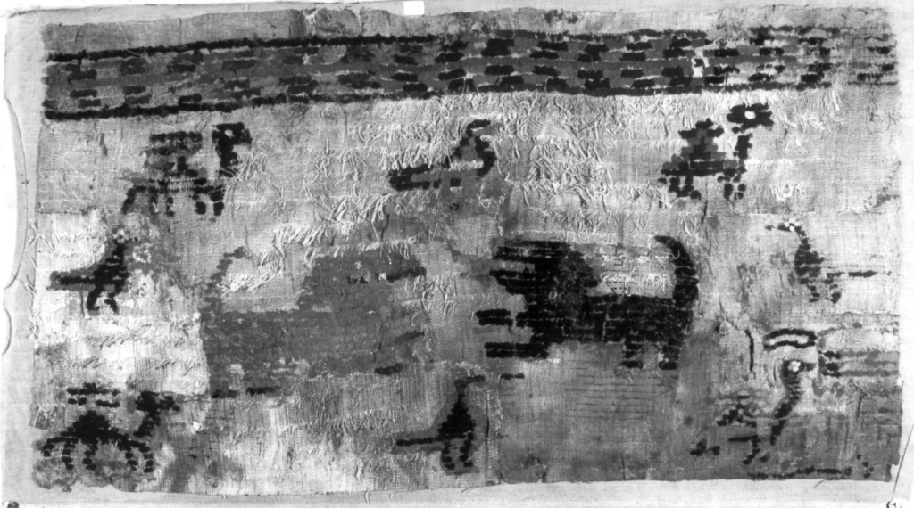 tessuto, frammento - ambito copto (secc. IV/ V)