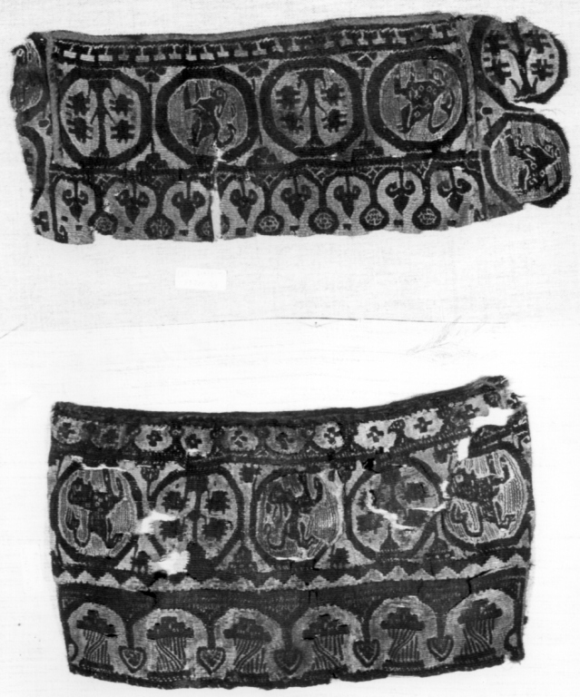 tessuto, frammento - ambito copto (secc. IV/ V)