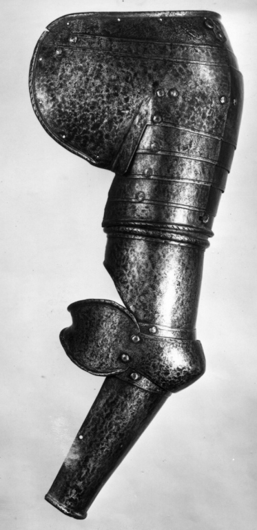 bracciale intero sinistro - ambito dell'Europa occidentale (seconda metà sec. XVI)