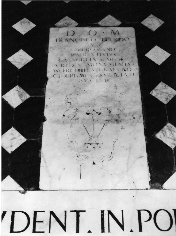 lapide tombale - ambito romano (sec. XVII)