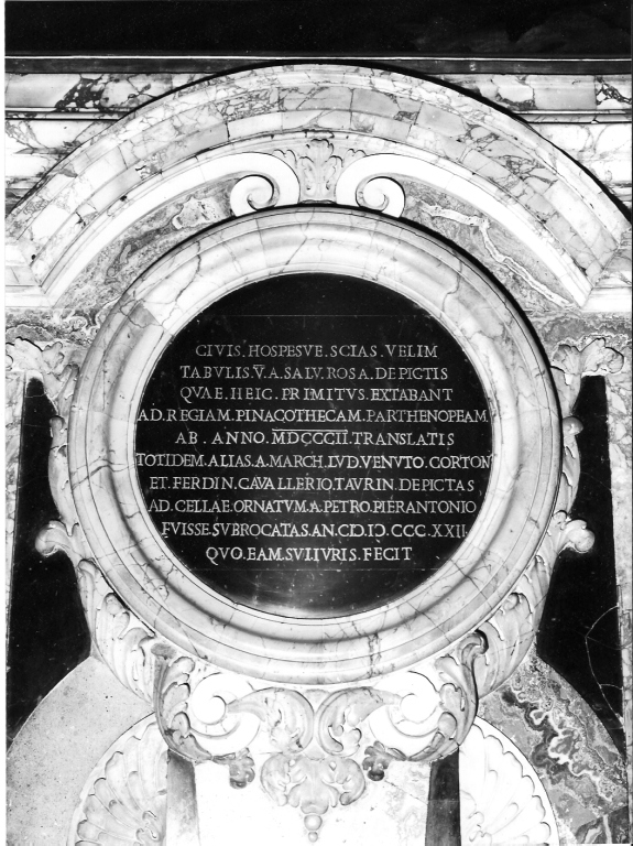 lapide documentaria - ambito romano (sec. XIX)