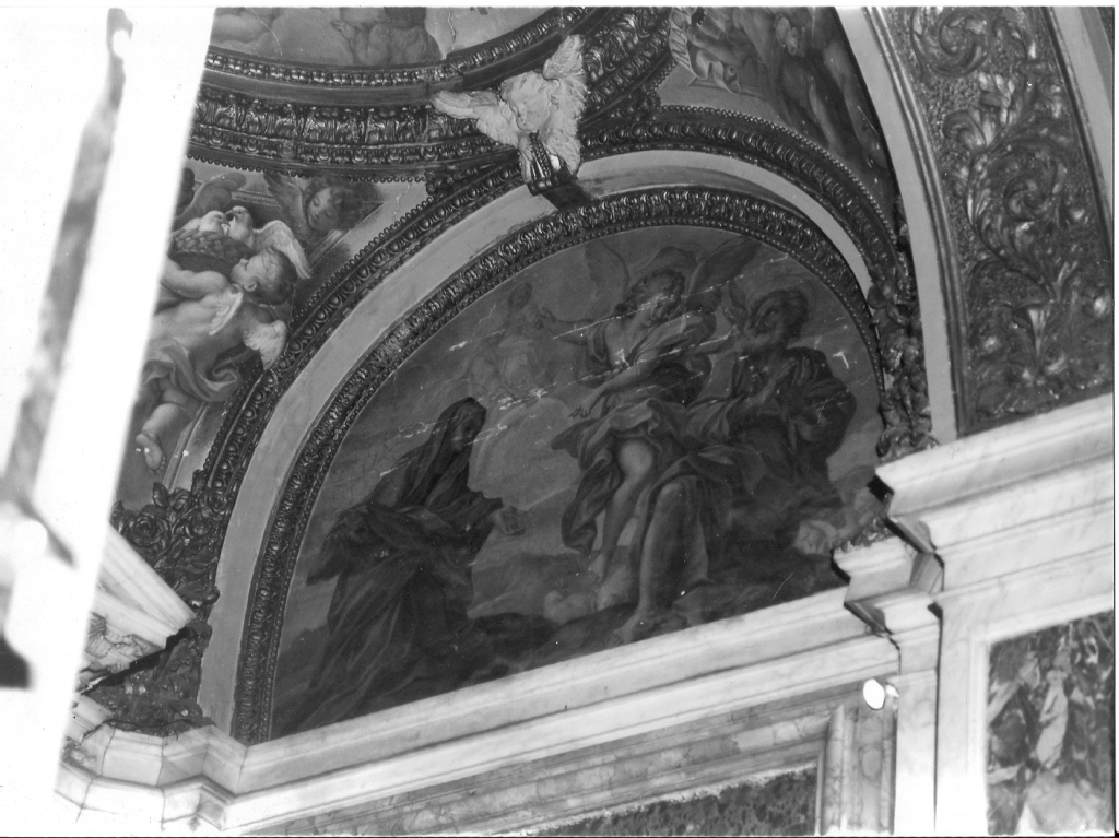 L'angelo indica a San Gioacchino la sposa Sant' Anna (dipinto) di Berrettoni Nicolò (sec. XVII)