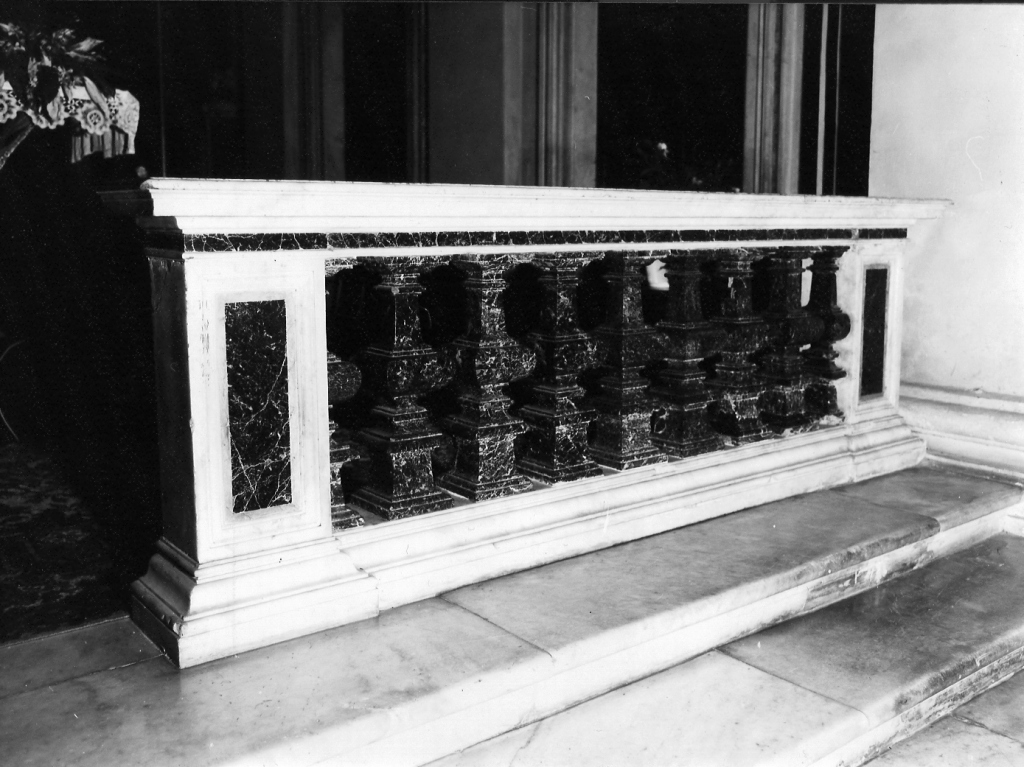 balaustrata di Fontana Carlo (attribuito) (sec. XVII)