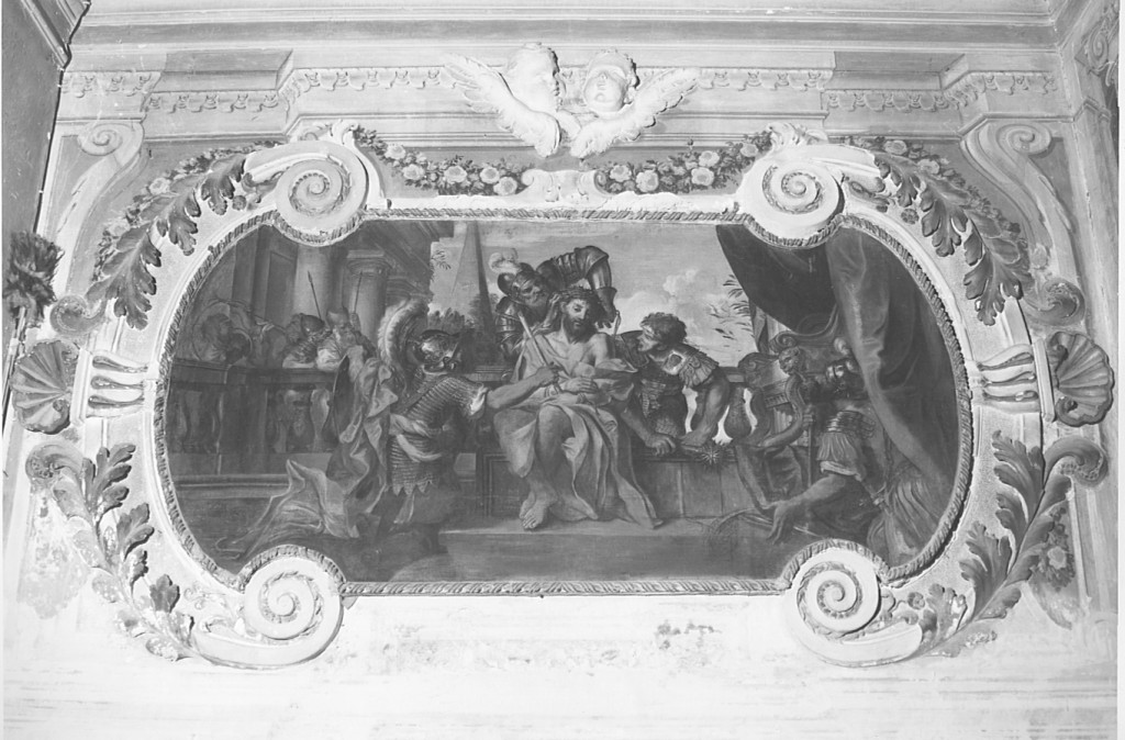 Cristo coronato di spine (dipinto) di Cali Giovanni, Gherardi Filippo (sec. XVII)