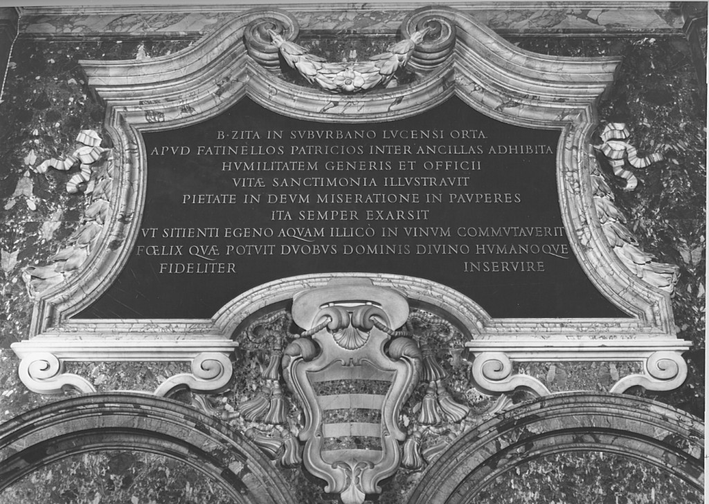 lapide documentaria - ambito romano (sec. XVII)