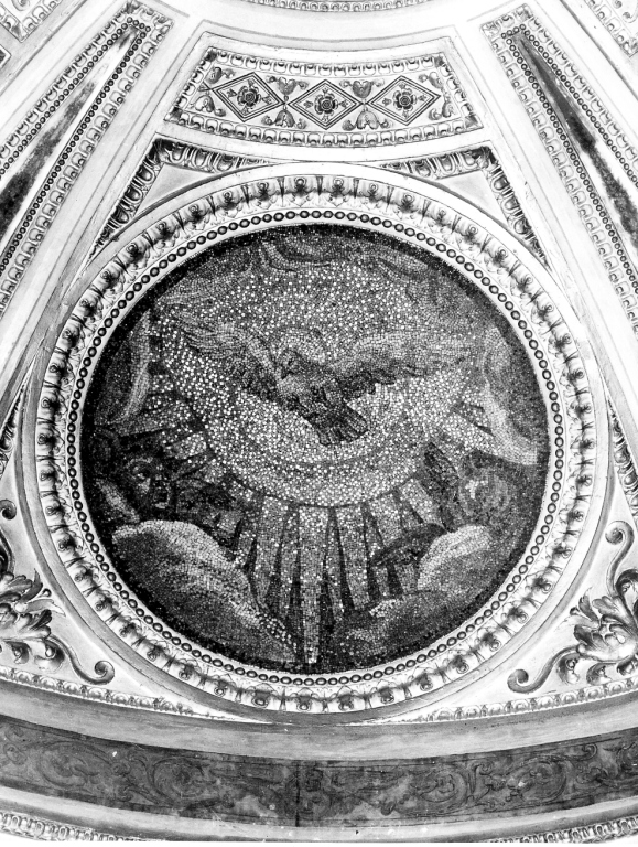 colomba dello Spirito Santo (decorazione musiva) di Rossetti Paolo (attribuito) (sec. XVI)