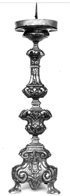 candeliere - manifattura romana (seconda metà sec. XVIII)