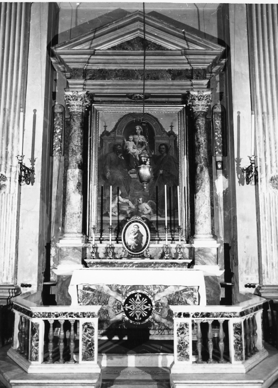 altare - ambito romano (prima metà sec. XVIII)