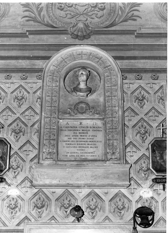 stele funeraria - ambito romano (sec. XIX)