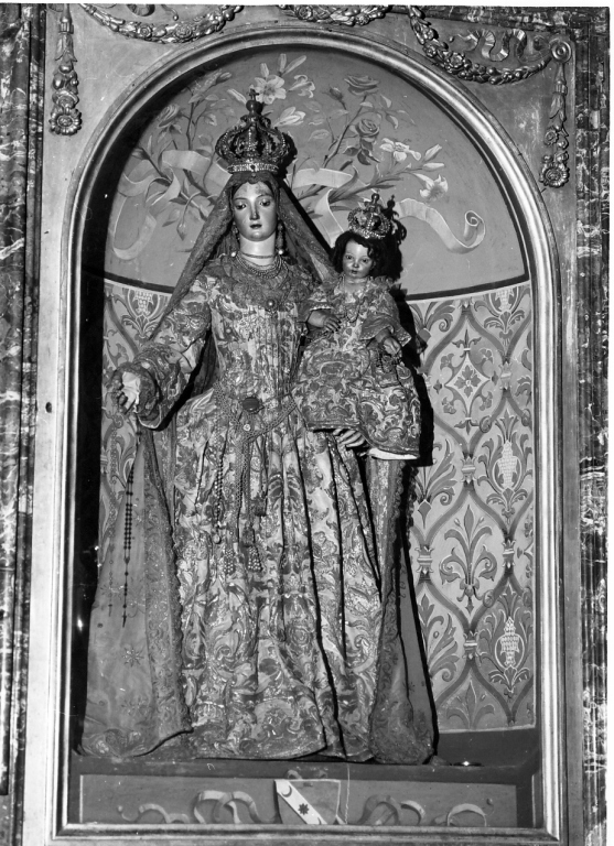 Madonna con Bambino (statua) - ambito romano (sec. XVIII)