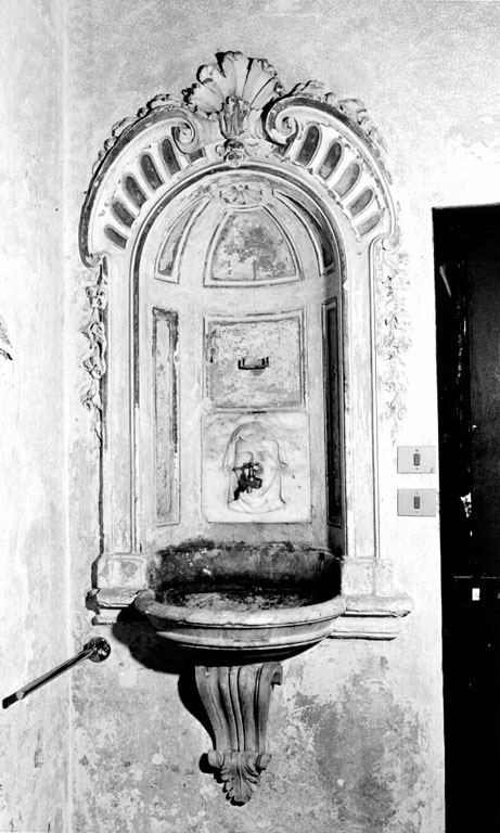 lavabo da sacrestia - ambito romano (prima metà sec. XVIII)