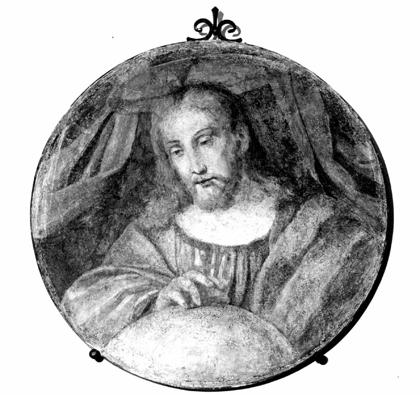Cristo (dipinto, frammento) - ambito romano (secc. XVI/ XVII)