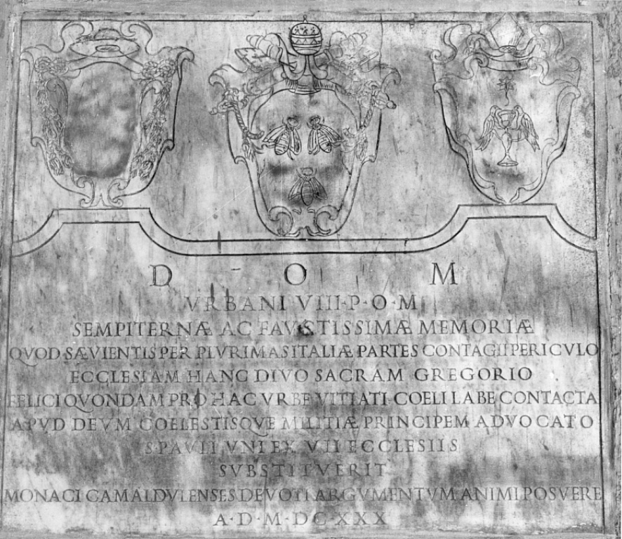 lapide - ambito romano (sec. XVII)