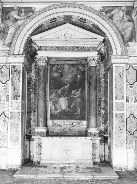 altare di Maderno Carlo, Capriani Francesco detto Francesco da Volterra (secc. XVI/ XVII)