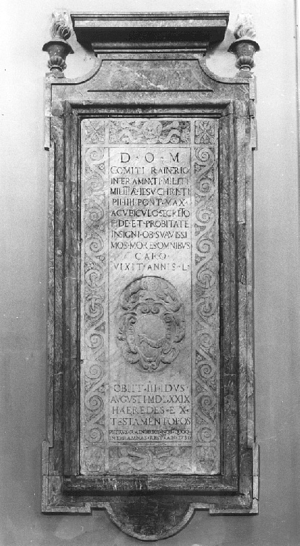 lapide - ambito romano (sec. XVI)