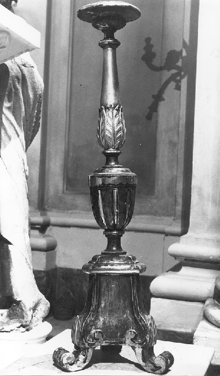 candeliere - ambito romano (seconda metà sec. XIX)