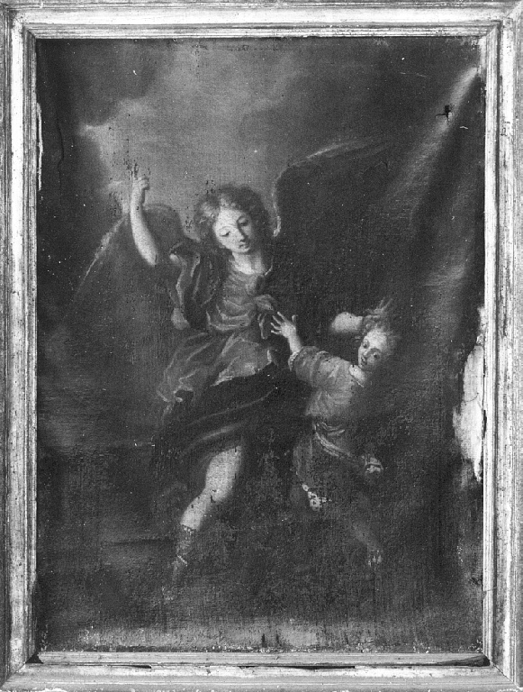 angelo custode (dipinto) - ambito romano (metà sec. XVIII)