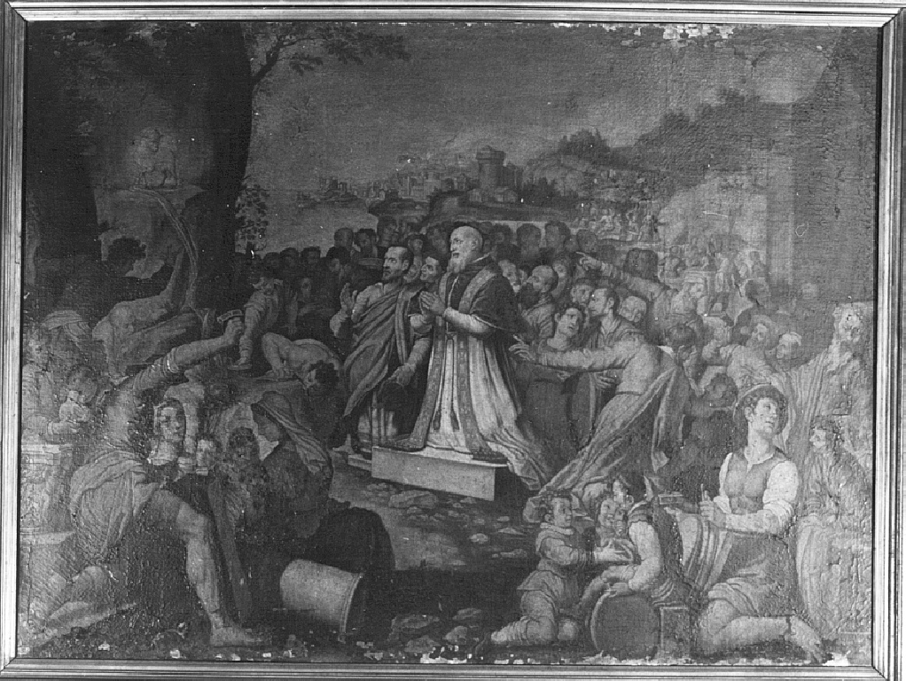 miracolo dell'acqua di san Clemente papa (dipinto) di Ciampelli Agostino (sec. XVII)