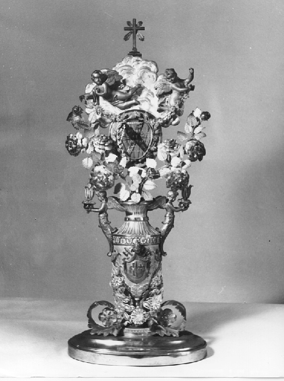 reliquiario - a vaso - ambito romano (prima metà sec. XIX)