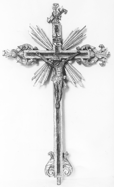 croce processionale - ambito romano (fine sec. XVIII)