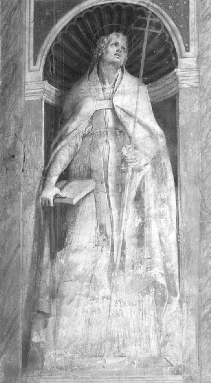 santa Silvia (dipinto) di Lanfranco Giovanni (sec. XVII)