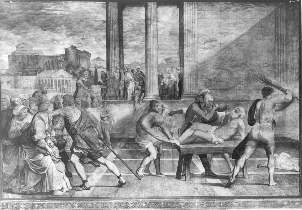 flagellazione di Sant'Andrea (dipinto) di Zampieri Domenico detto Domenichino (sec. XVII)