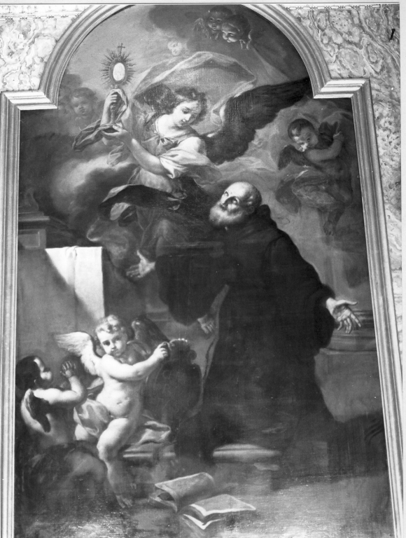 estasi di San Francesco di Paola (dipinto) di Amorosi Antonio (sec. XVIII)