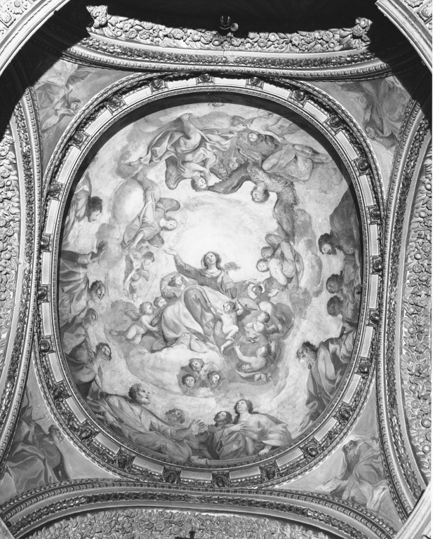 assunzione della Madonna (dipinto) di Carosi Giovanni Antonio (sec. XVII)