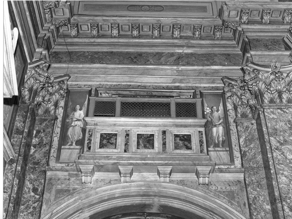 angelo con giglio (dipinto) - ambito italiano (sec. XIX)