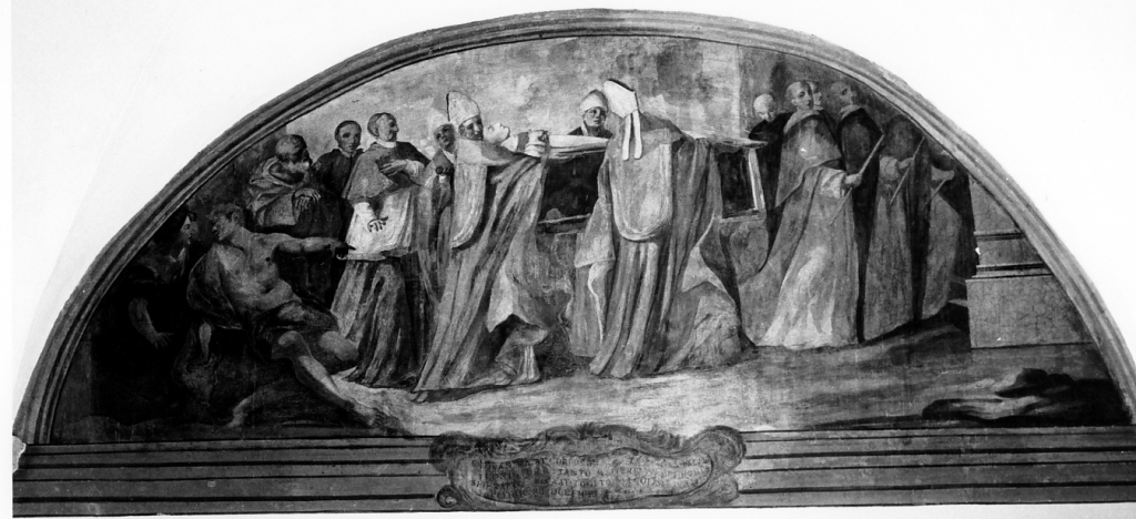funerali di San Domenico (dipinto) di Casali Andrea (sec. XVIII)