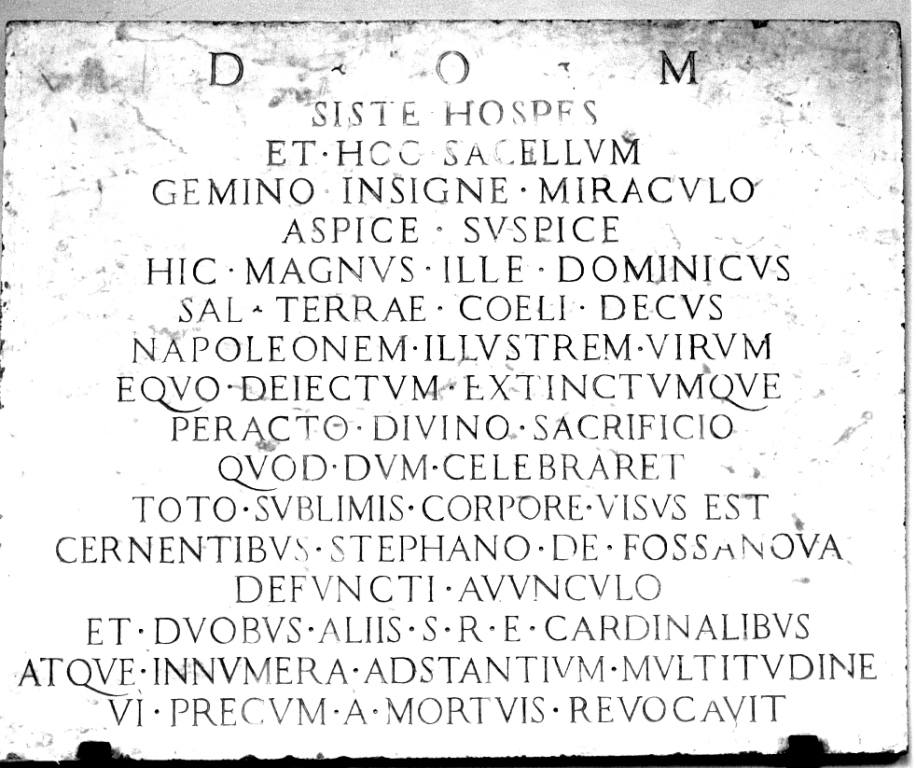 lapide commemorativa - ambito romano (sec. XVII)