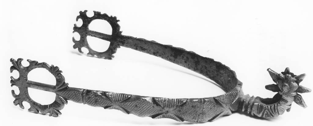 sprone - a rotella - produzione europea (prima metà sec. XVIII)