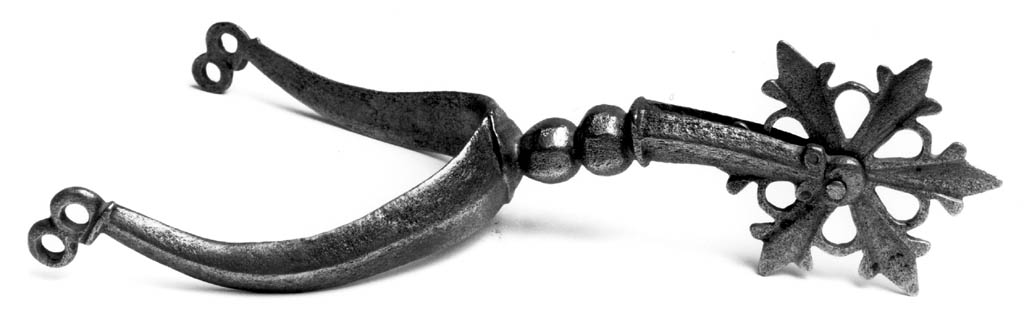 sprone - a rotella - produzione europea (metà sec. XVII)