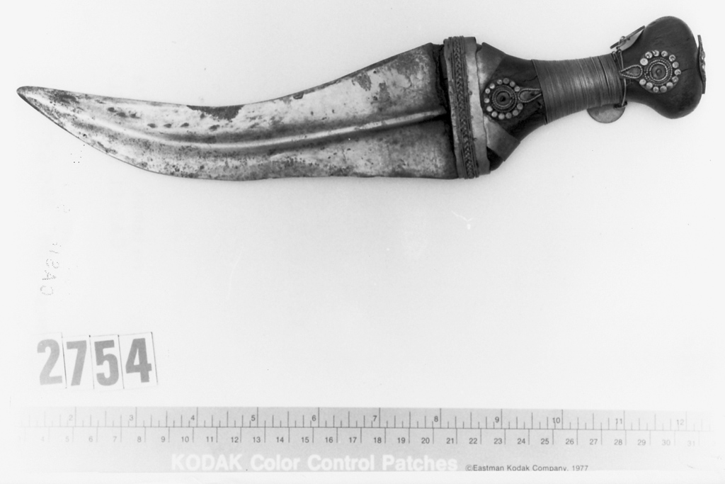 jambiya - produzione congolese (sec. XIX)