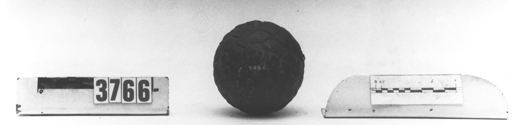 palla da cannone - produzione italiana (sec. XVII)