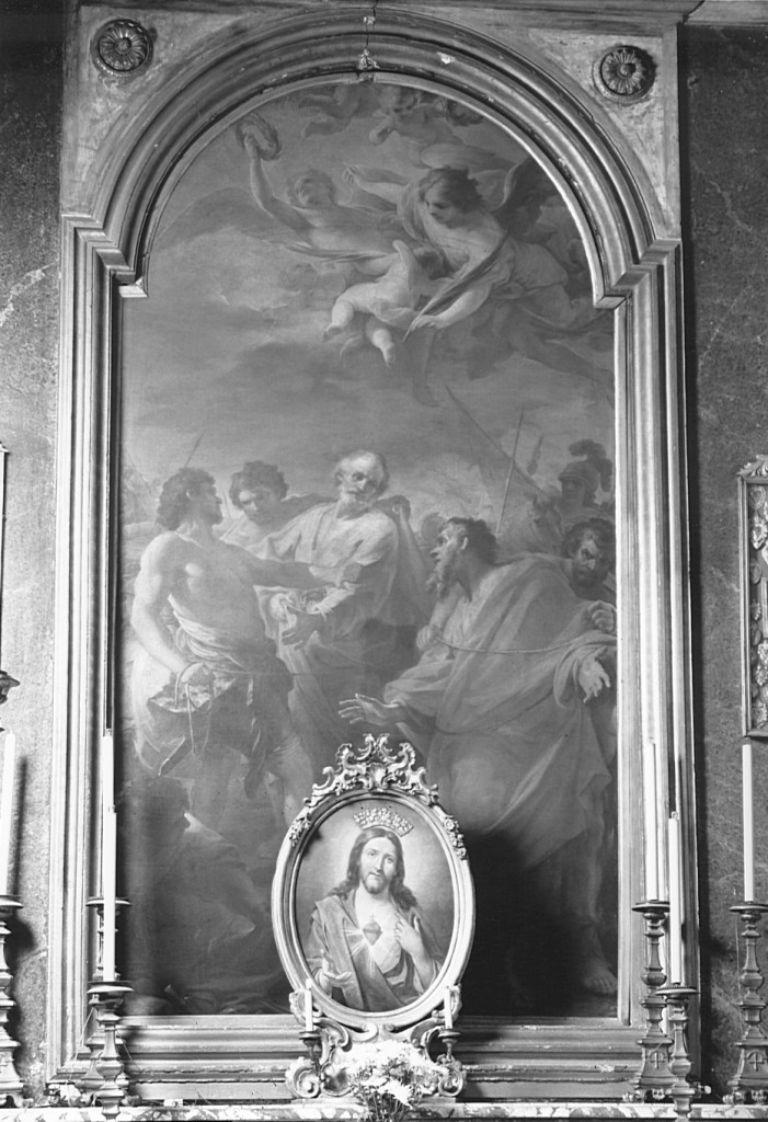 martirio dei santi Pietro e Paolo (dipinto) di Rossi Mariano (metà sec. XVIII)