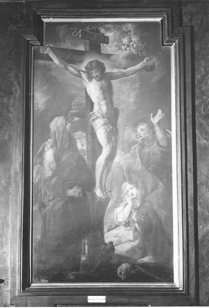 crocifissione (dipinto) di Costantini Ermenegildo (sec. XVIII)