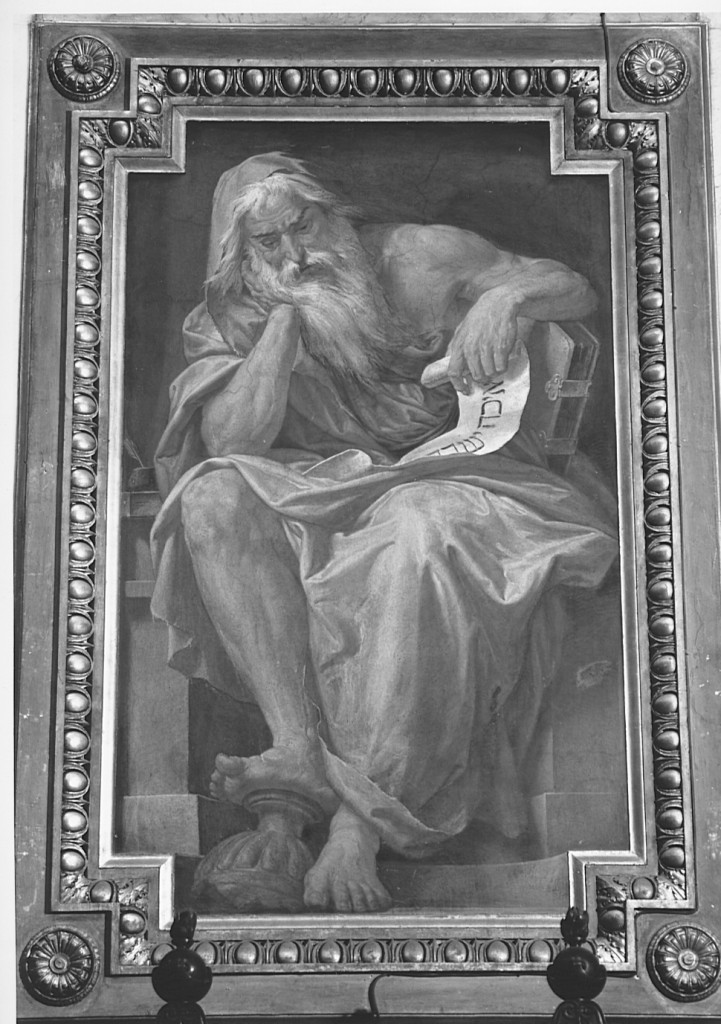 profeta Geremia (dipinto) di Mariani Cesare (sec. XIX)