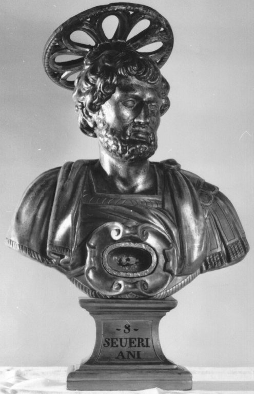 San Severiano (reliquiario - a busto) - ambito romano (metà sec. XVII)