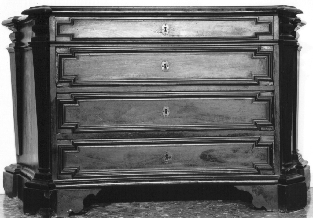 cassettone - ambito romano (fine sec. XVII)