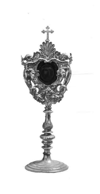 reliquiario - a ostensorio - ambito romano (seconda metà sec. XVII)