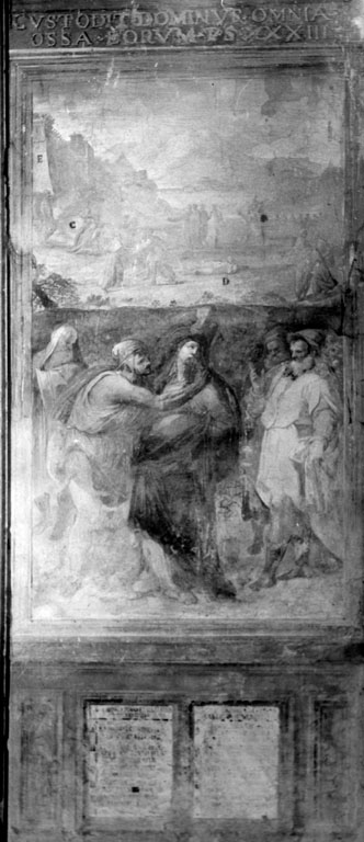 Martirio di s. Apollonia, s. Stefano, s. Sisto, s. Corinta, s. Venanzio (dipinto) di Circignani Niccolò detto Pomarancio, Matteo da Siena (sec. XVI)