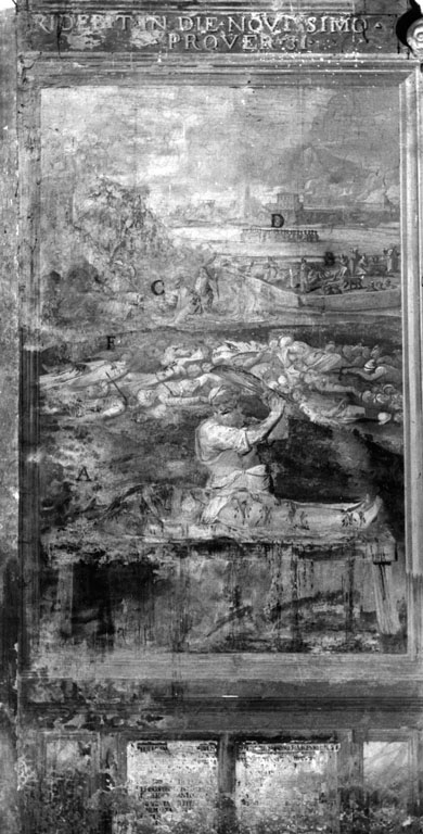 Martirio dei ss. Pietro vescovo, Simeone vescovo, quaranta martiri di Sebaste e altri martiri (dipinto) di Circignani Niccolò detto Pomarancio, Matteo da Siena (sec. XVI)
